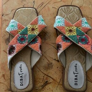 Diba True Colorful Beaded Women's Sandals